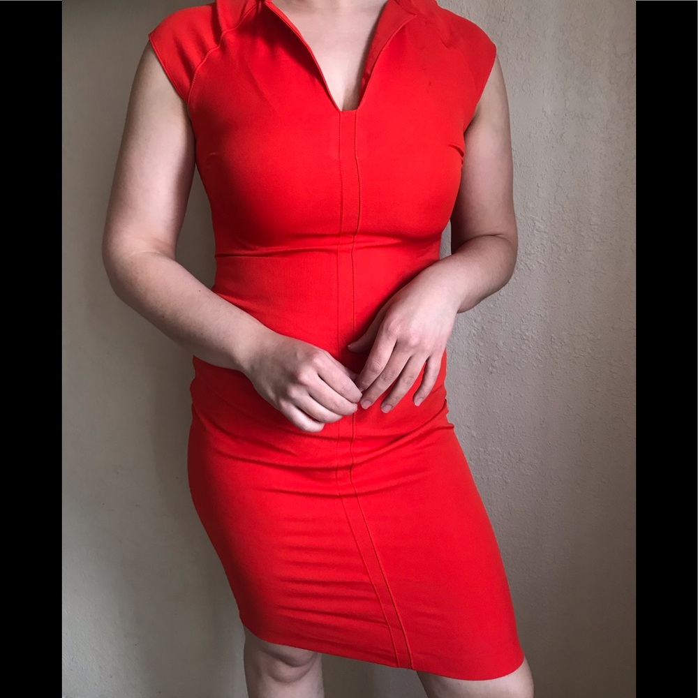 Alice Blue Dress in red